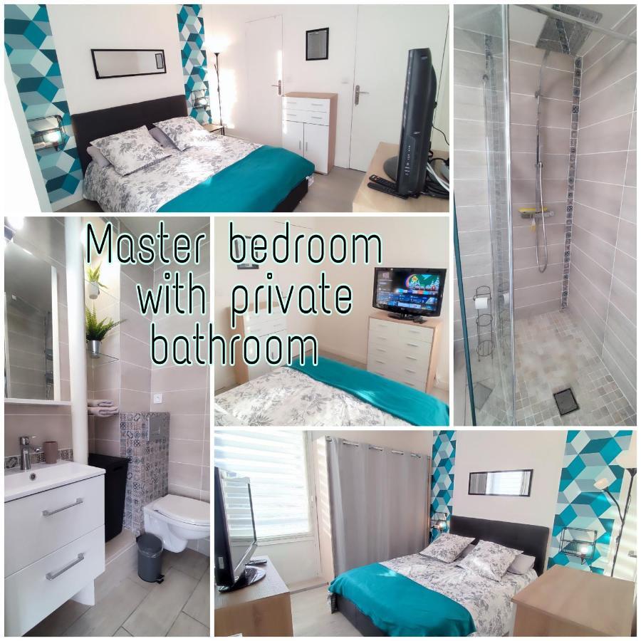 T4 Massy Tgv By Beds4Wanderlust - 80M2 Avec Terrasse Et Bureau - Proche Coulee Verte - Ideal Pro Ou Famille Εξωτερικό φωτογραφία